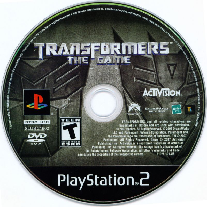 Transformers: The Game - PlayStation 2