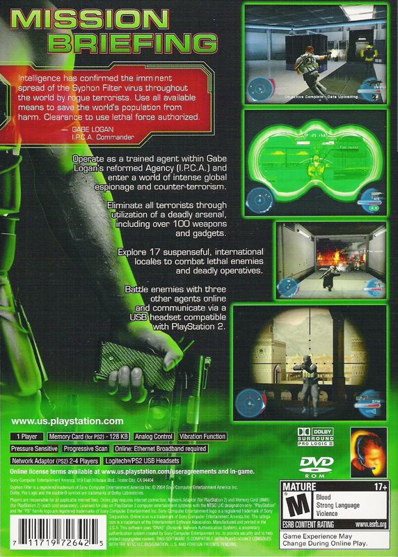 Syphon Filter: The Omega Strain - PlayStation 2