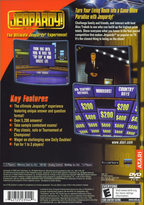 Jeopardy! - PlayStation 2