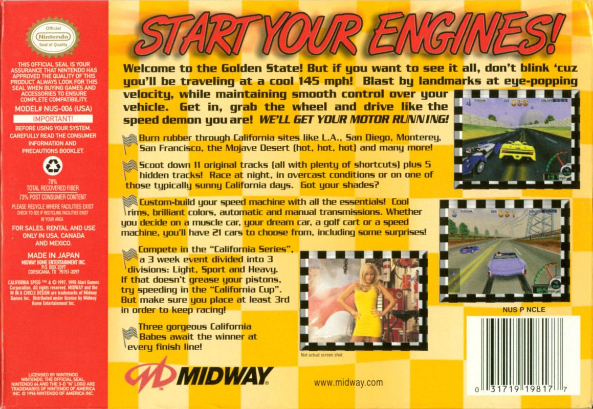 California Speed - Nintendo 64