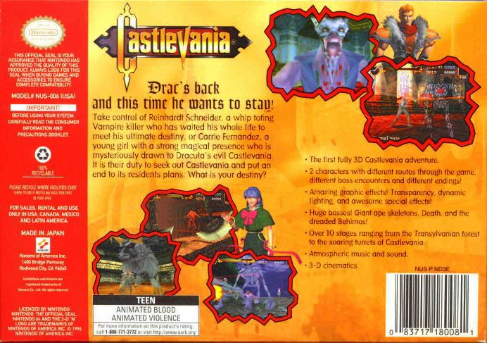 Castlevania - Nintendo 64