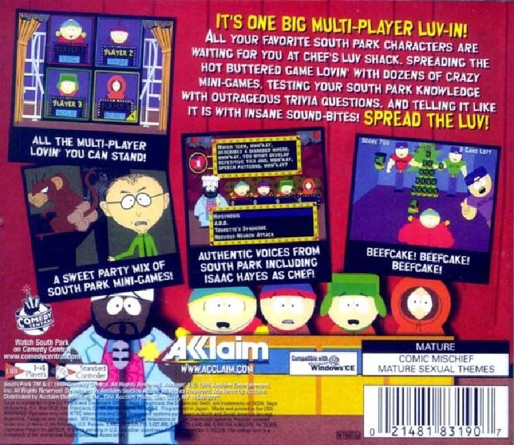South Park: Chef's Luv Shack - SEGA Dreamcast