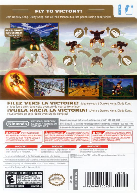 Donkey Kong Barrel Blast - Wii