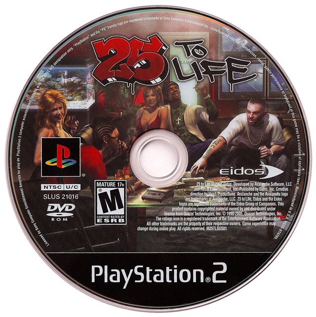 25 to Life - PlayStation 2