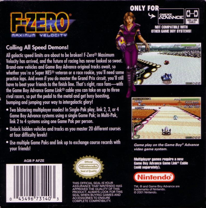 F-Zero: Maximum Velocity - Game Boy Advance