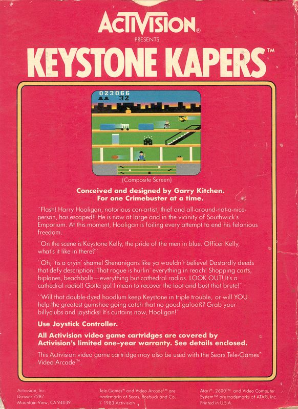 Keystone Kapers - Atari 2600