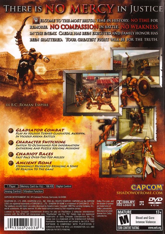 Shadow of Rome - PlayStation 2