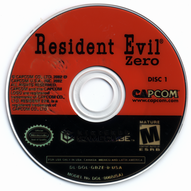 Resident Evil 0 Zero - GameCube