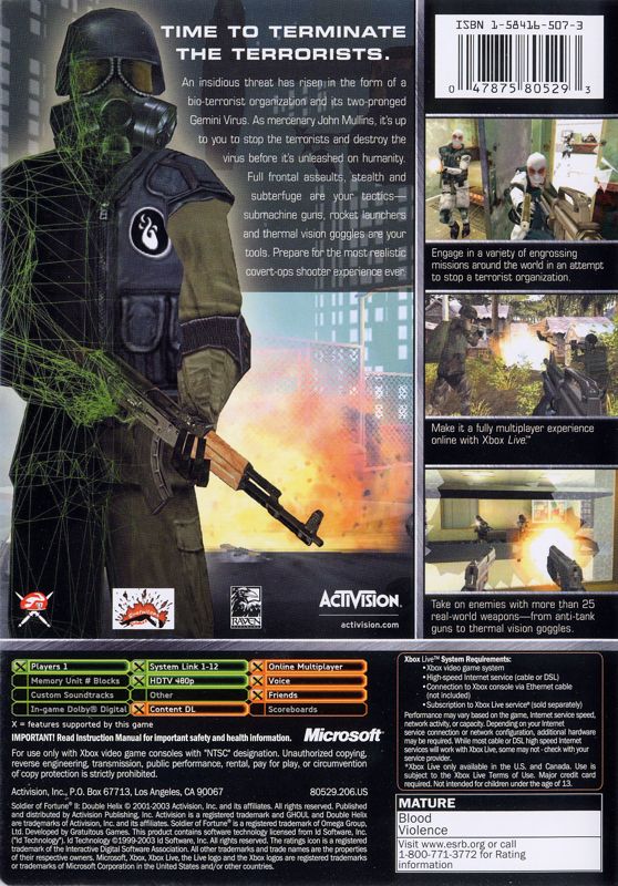 Soldier of Fortune II: Double Helix - Xbox