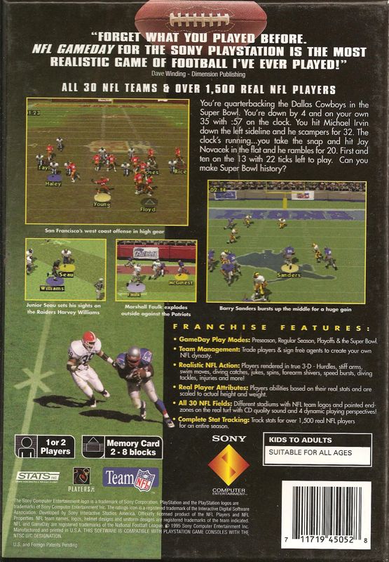 NFL GameDay - PlayStation