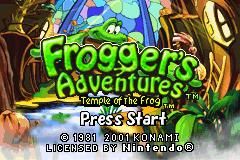Frogger's Adventures: Temple of the Frog - Game Boy Advance
