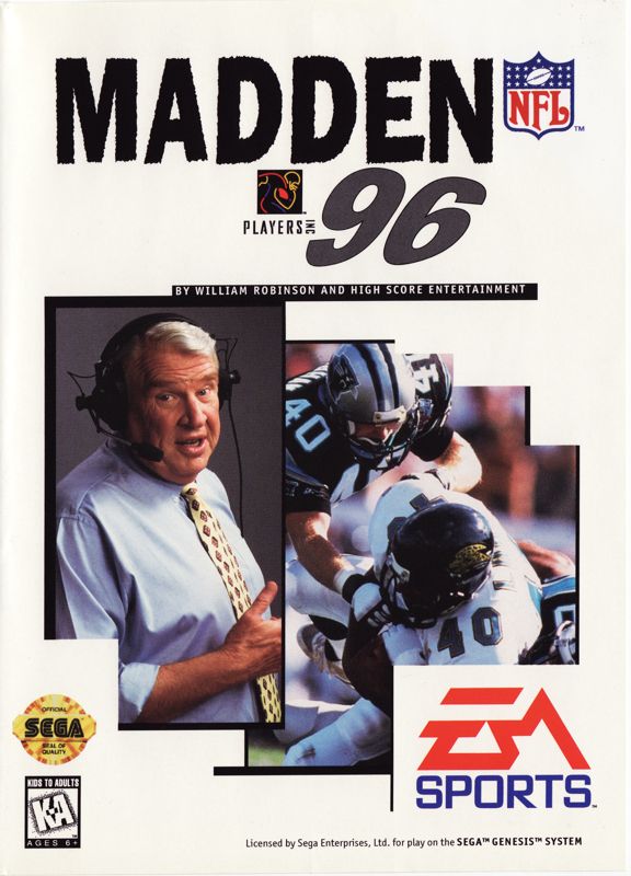Madden NFL '96 - SEGA Genesis