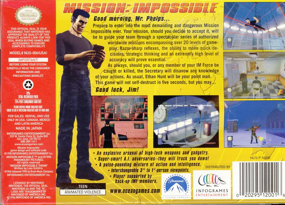 Mission: Impossible - Nintendo 64