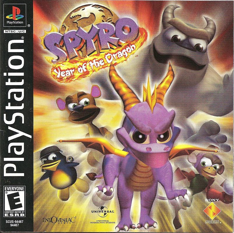 Spyro: Year of the Dragon - PlayStation