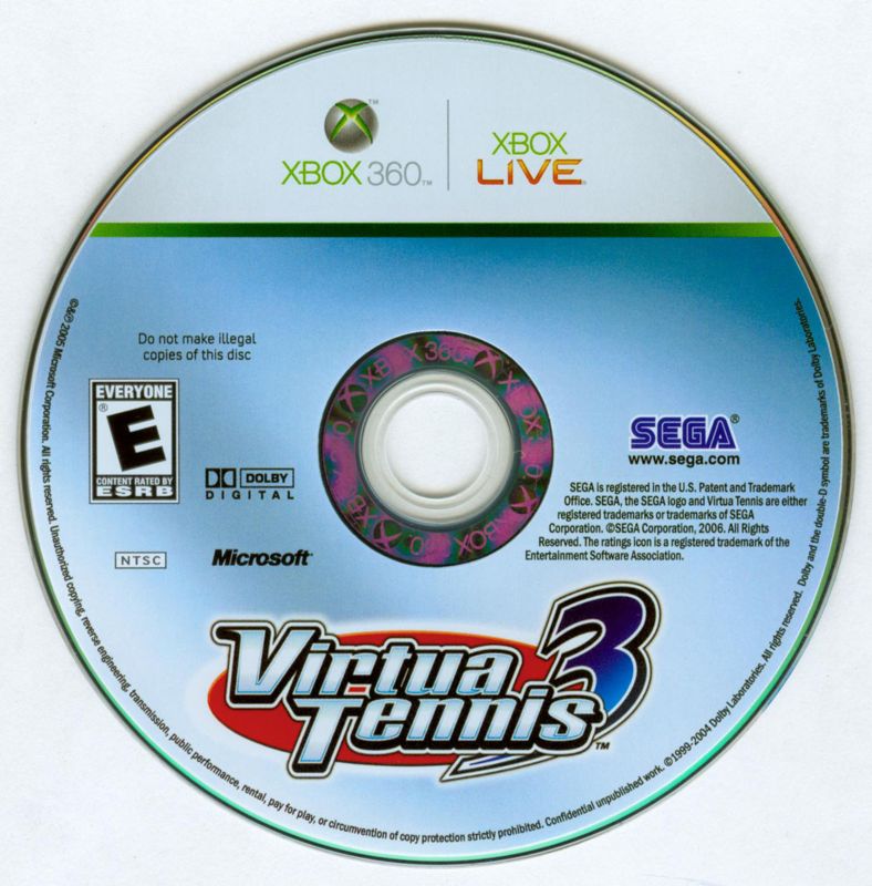 Virtua Tennis 3 - Xbox 360