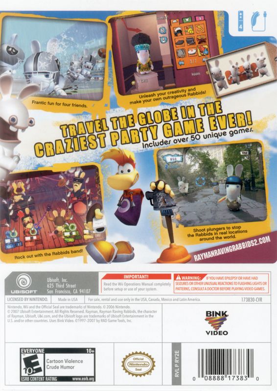 Rayman: Raving Rabbids 2 - Wii