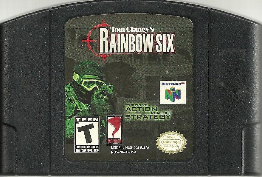 Tom Clancy's Rainbow Six (Black Cartridge) - Nintendo 64