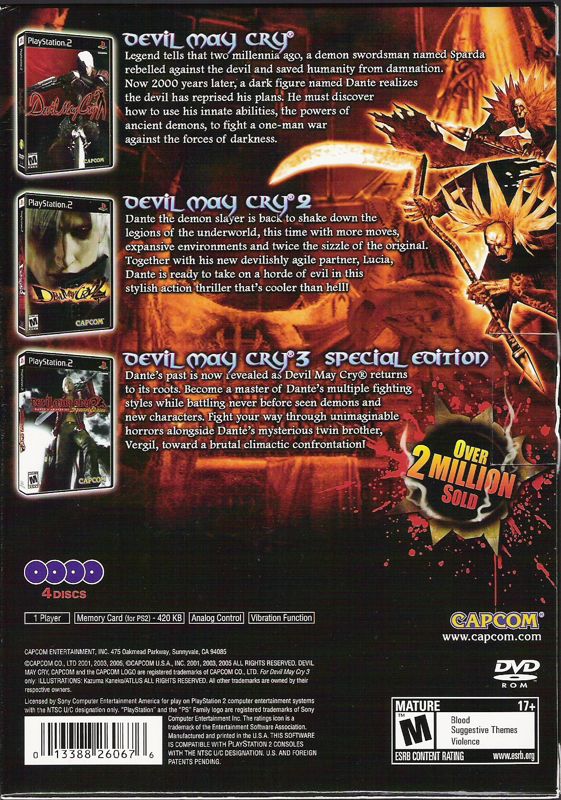 Devil May Cry: 5th Anniversary Collection - PlayStation 2