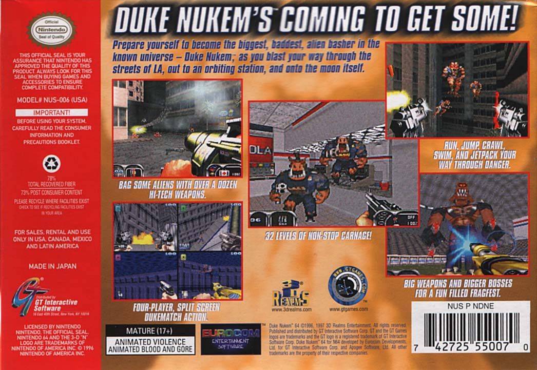 Duke Nukem 64 - Nintendo 64