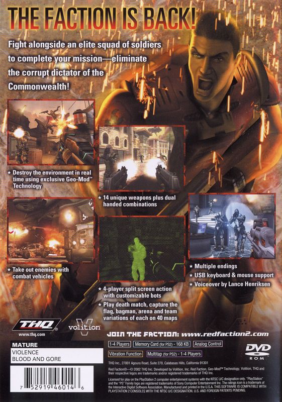 Red Faction II - PlayStation 2