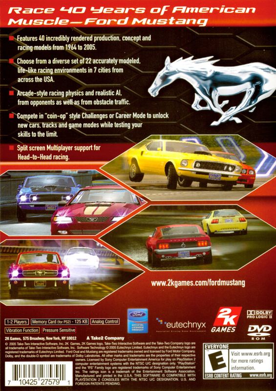 Ford Mustang: The Legend Lives - PlayStation 2