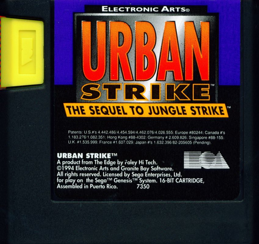 Urban Strike: The Sequel to Jungle Strike - SEGA Genesis