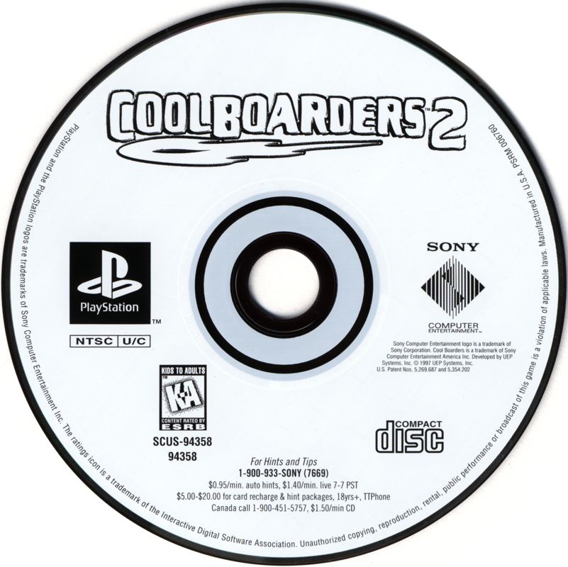 Cool Boarders 2 - PlayStation