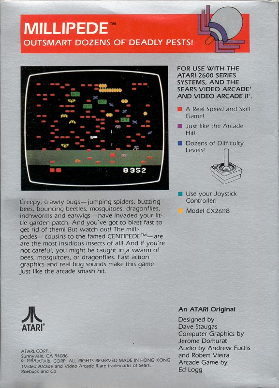Millipede - Atari 2600