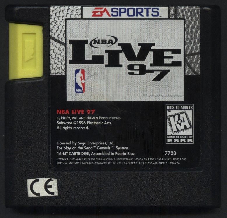 NBA Live 97 - SEGA Genesis