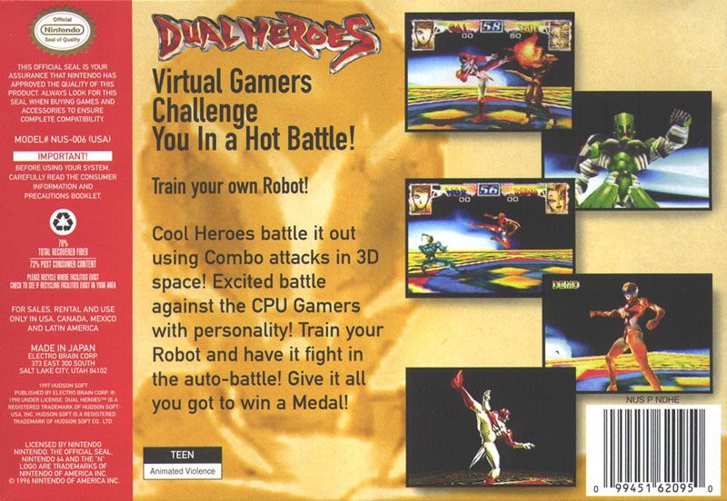 Dual Heroes - Nintendo 64