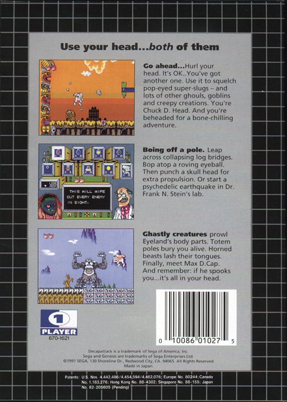 DEcapAttack - SEGA Genesis