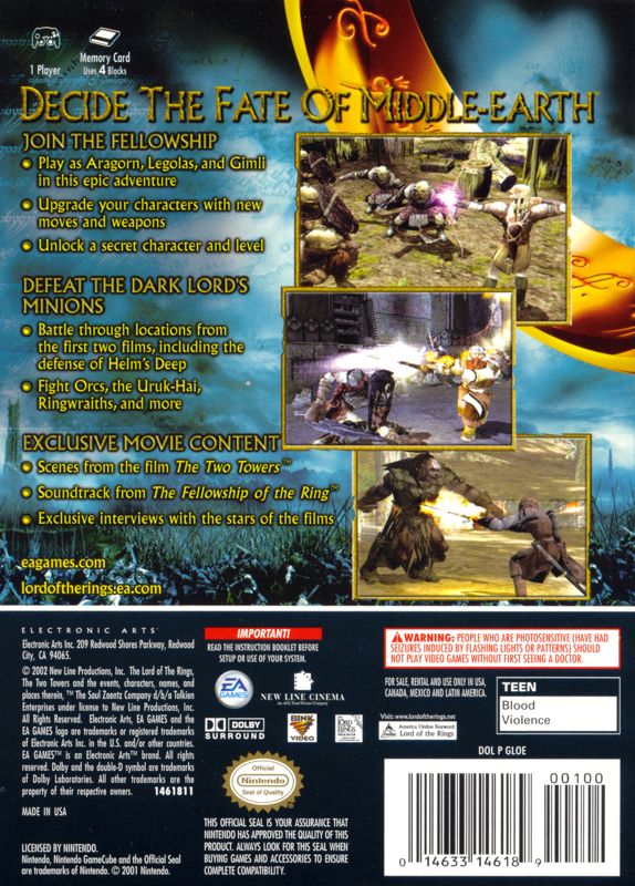 Lord of the Rings: The Two Towers - GameCube