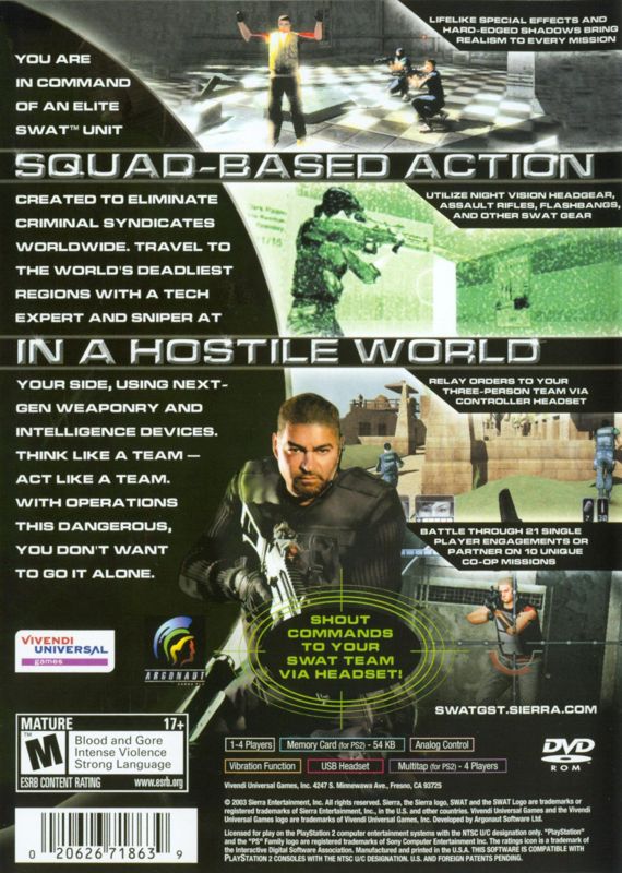 SWAT: Global Strike Team - PlayStation 2