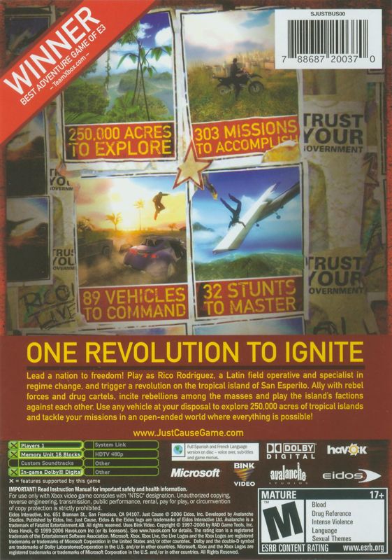 Just Cause - Xbox