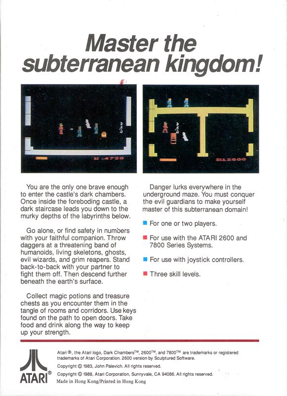 Dark Chambers - Atari 2600