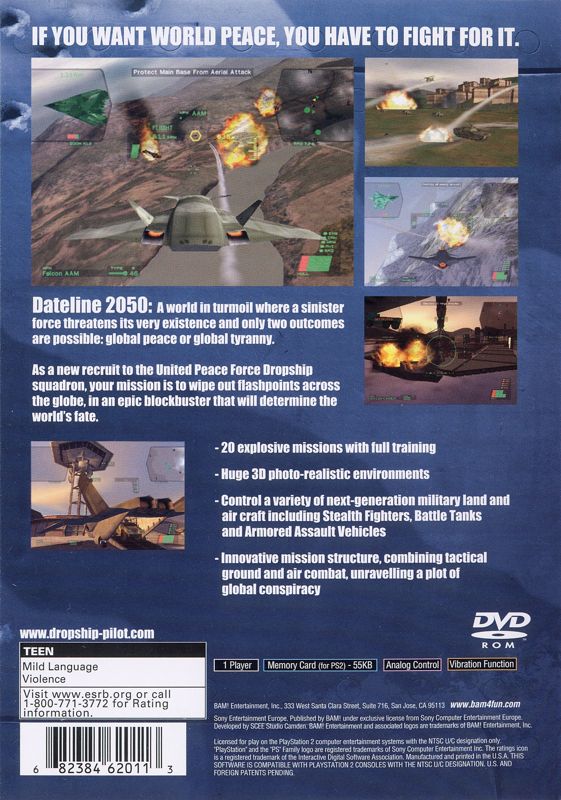 Dropship: United Peace Force - PlayStation 2