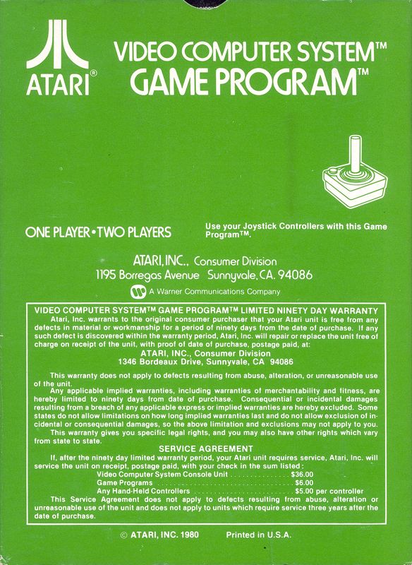 Golf - Atari 2600