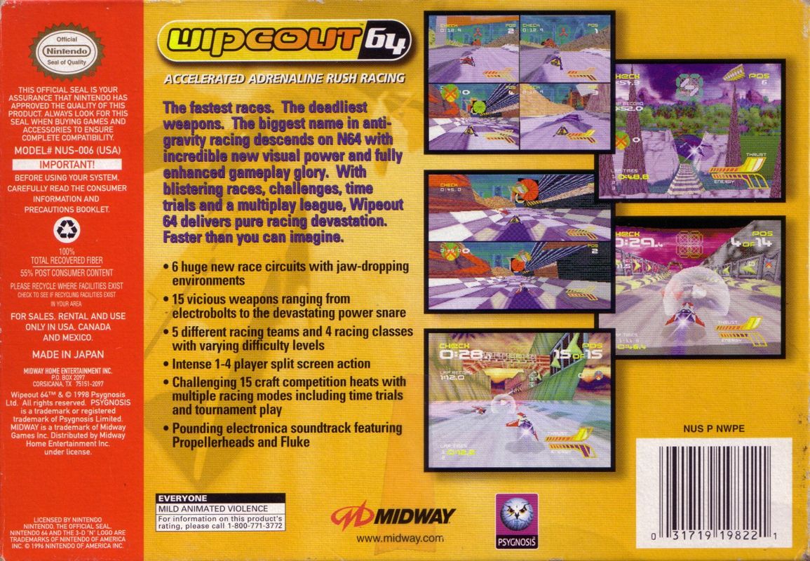 WipEout 64 - Nintendo 64
