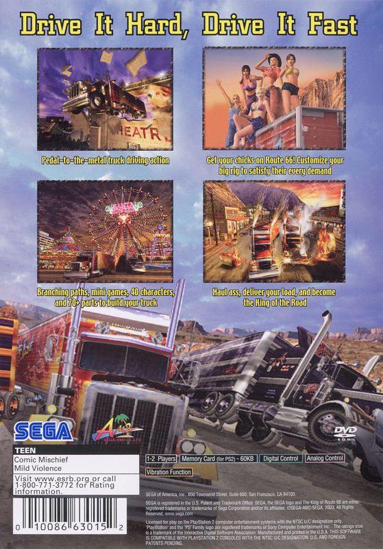 The King of Route 66 - PlayStation 2