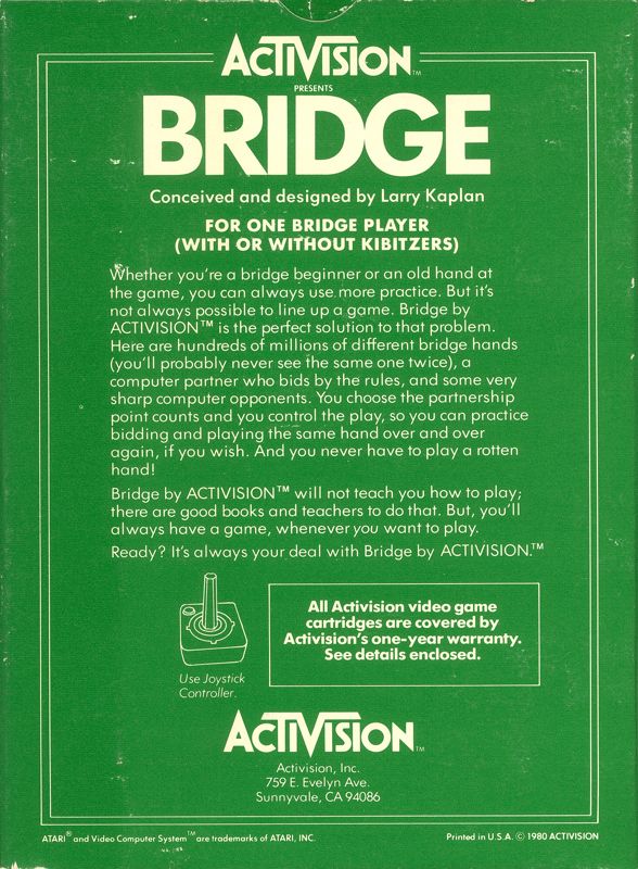 Bridge - Atari 2600