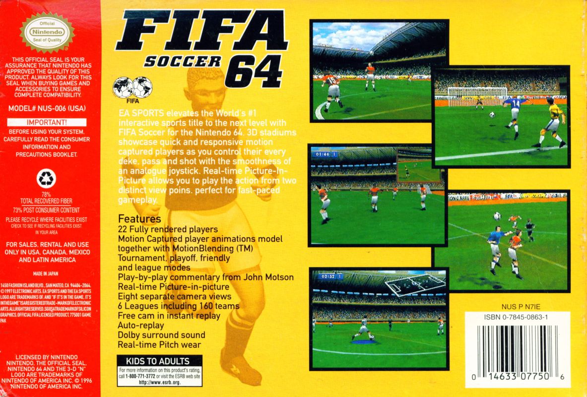 FIFA 64 - Nintendo 64
