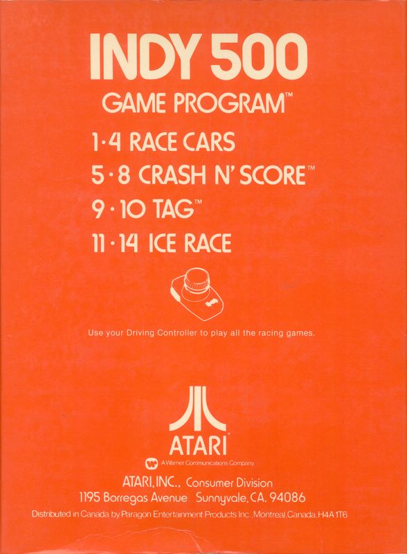 Indy 500 - Atari 2600
