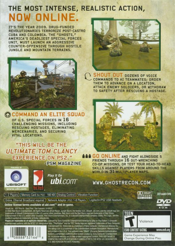 Tom Clancy's Ghost Recon: Jungle Storm - PlayStation 2