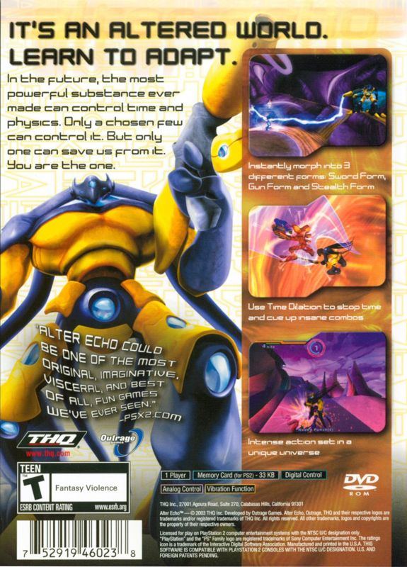 Alter Echo - PlayStation 2