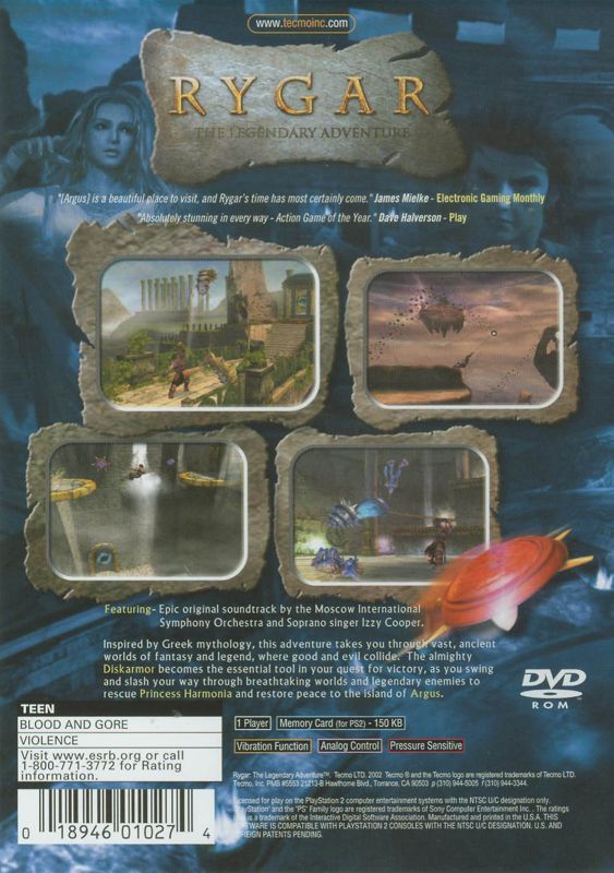 Rygar: The Legendary Adventure - PlayStation 2