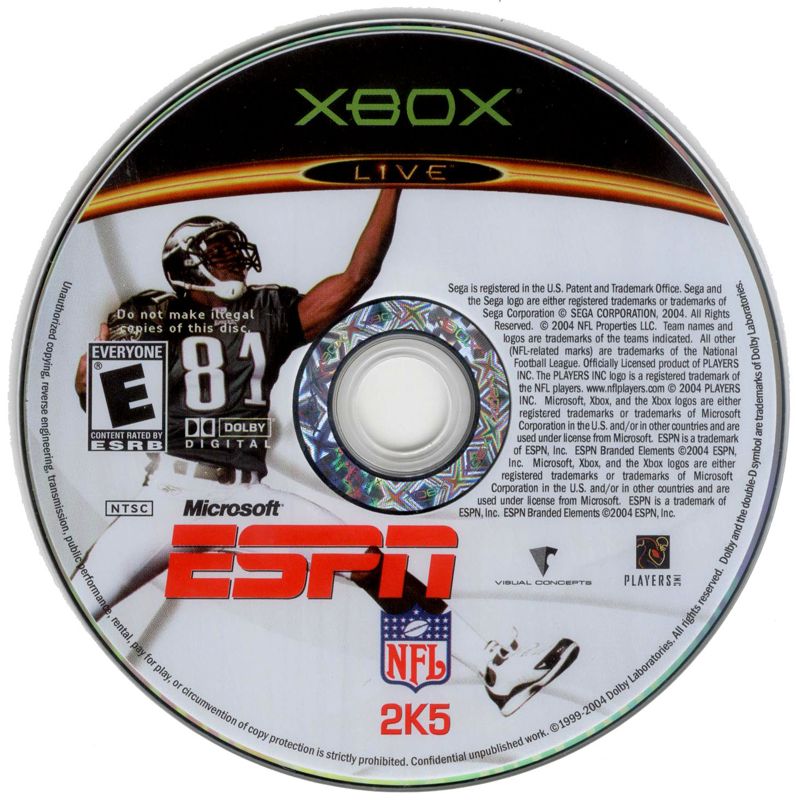 ESPN NFL 2K5 - Xbox