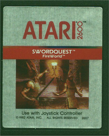 SwordQuest: FireWorld - Atari 2600