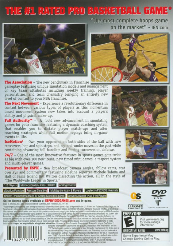 ESPN NBA 2K5 - PlayStation 2