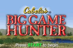 Cabela's Big Game Hunter - Game Boy Advance