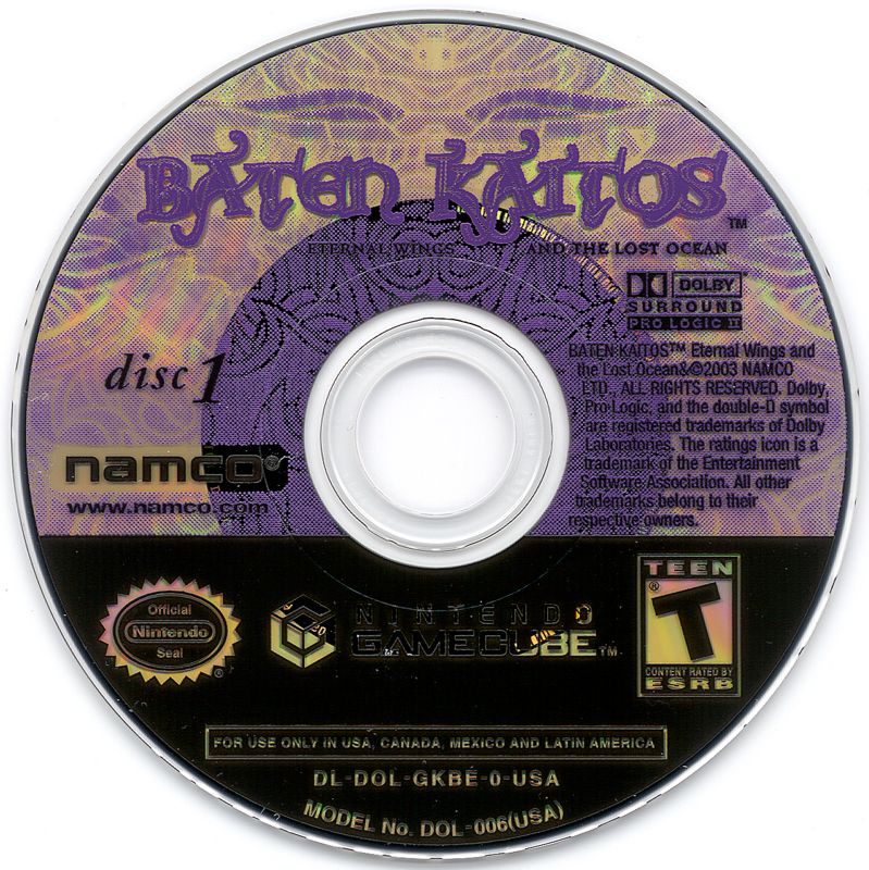 Baten Kaitos: Eternal Wings and the Lost Ocean - GameCube